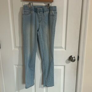 Girls leggings by Cat & Jack size 14 (elastic waist band) light wash